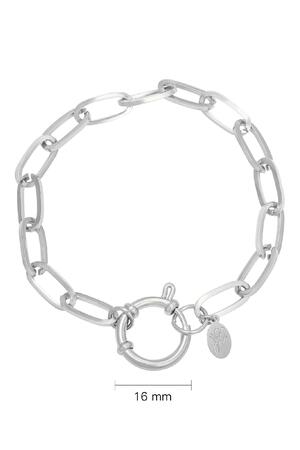 Bracciale Catena Eve Silver Stainless Steel h5 Immagine2